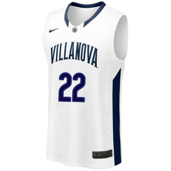 Men #22 Peyton Heck Villanova Wildcats College Basketball Jerseys Sale-White - Click Image to Close